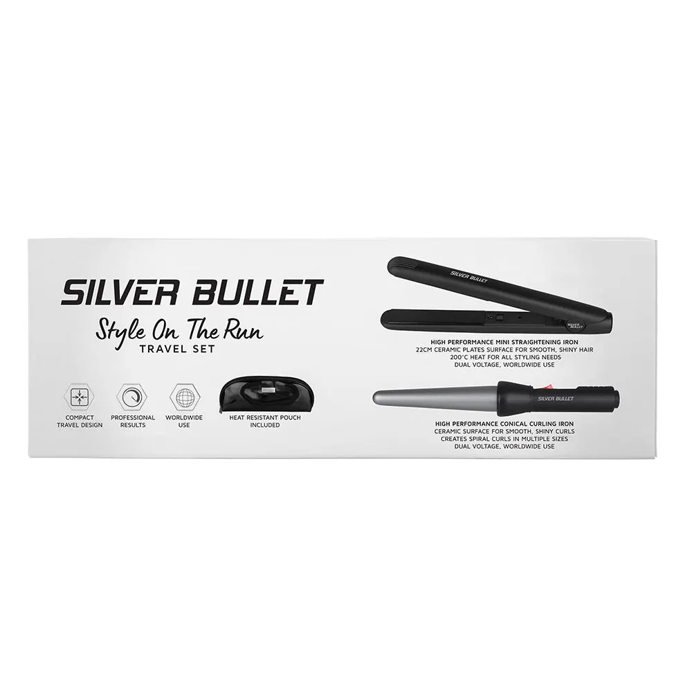 Silver Bullet Style on the Run - Mini Straightener & Conical, view 6