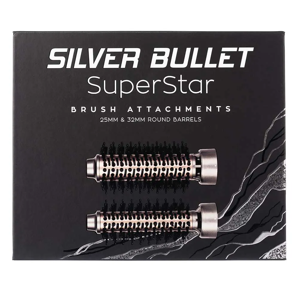 Silver Bullet Superstar Spare Brushes - 32mm + 25mm, view 2