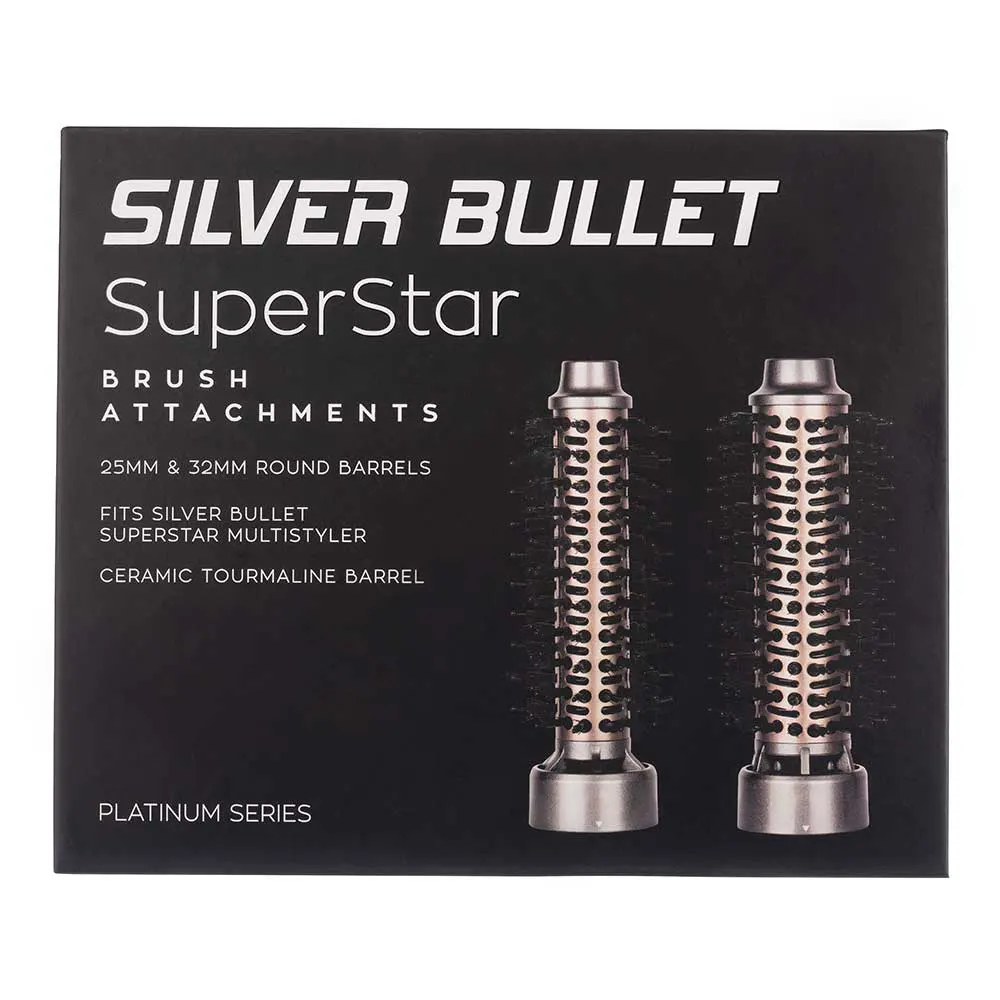Silver Bullet Superstar Spare Brushes - 32mm + 25mm, view 3