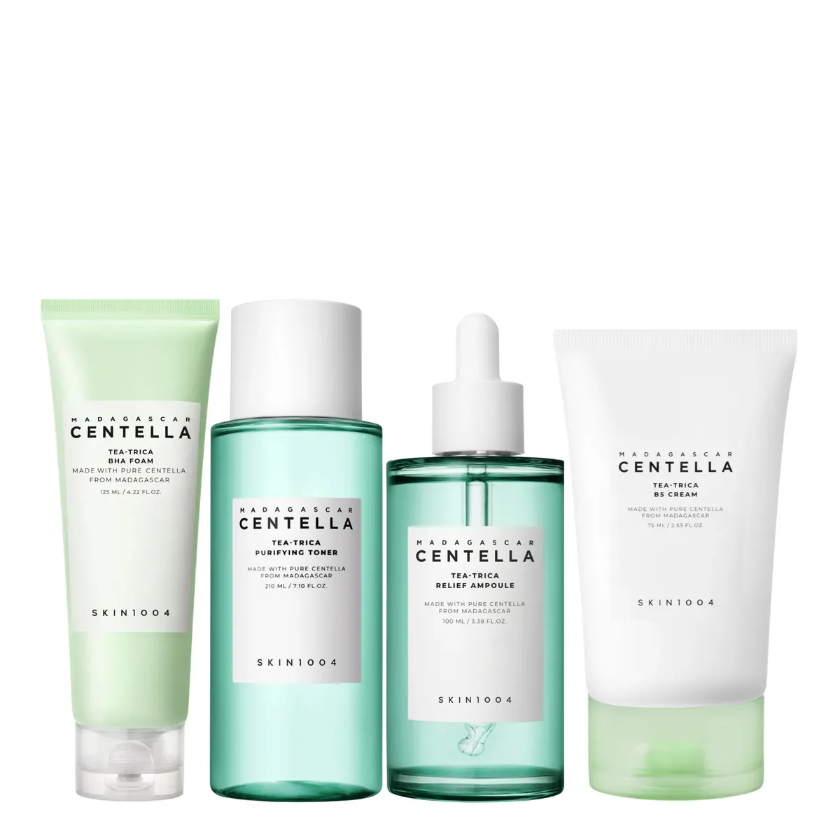 SKIN1004 Madagascar Centella Tea-Trica Routine Quad Bundle