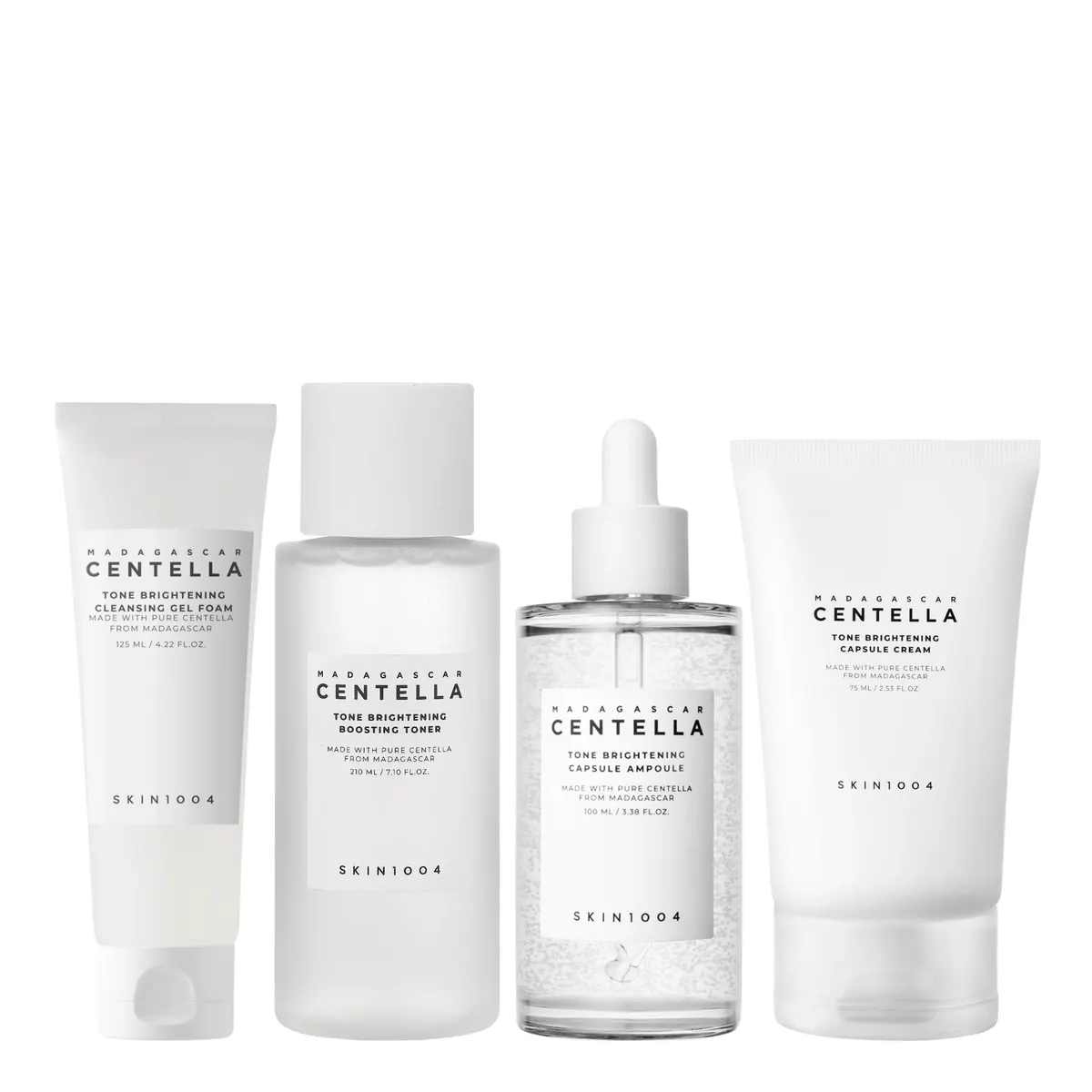 SKIN1004 Madagascar Centella Tone Brightening Routine Quad Bundle
