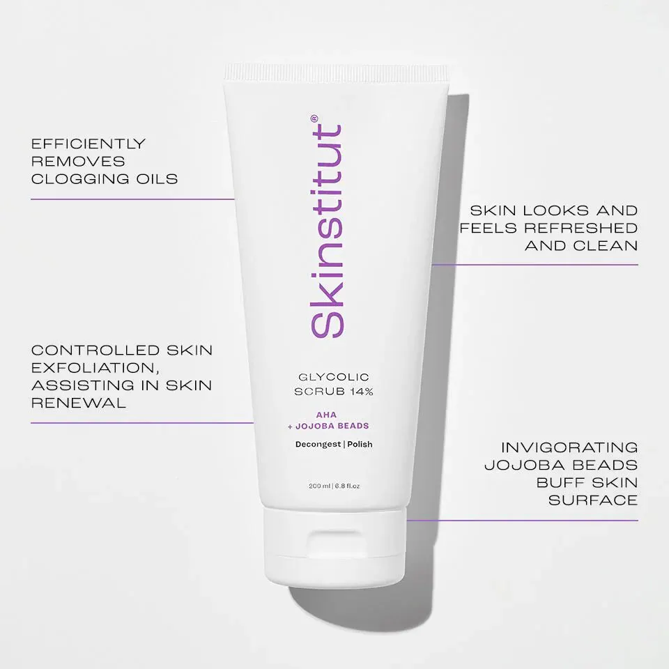 Skinstitut Glycolic Scrub 14% 200ml, view 3
