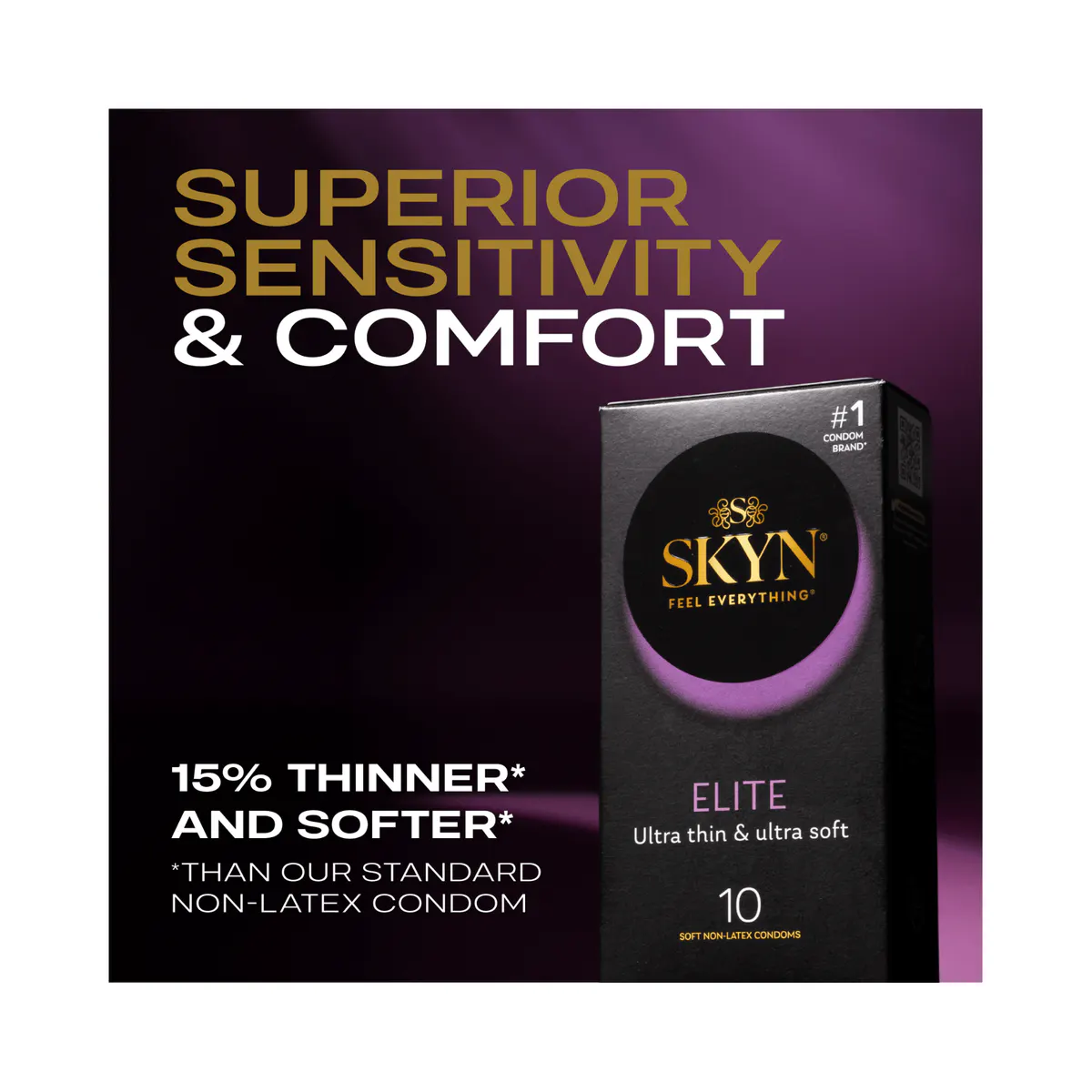 SKYN Elite Condoms - 10 Pack, view 3
