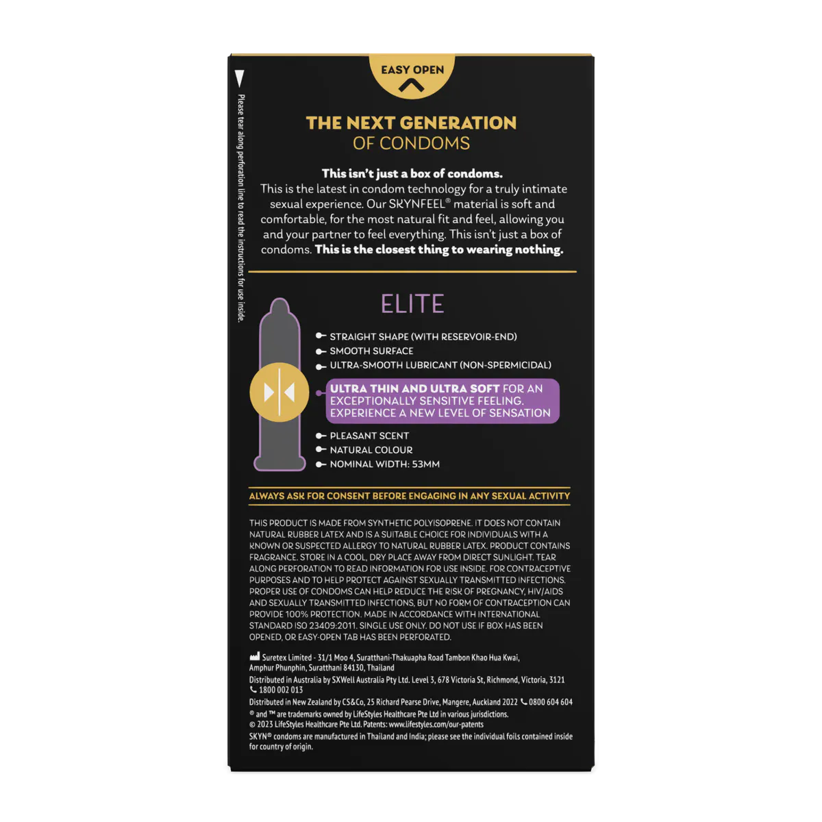 SKYN Elite Condoms - 10 Pack, view 8