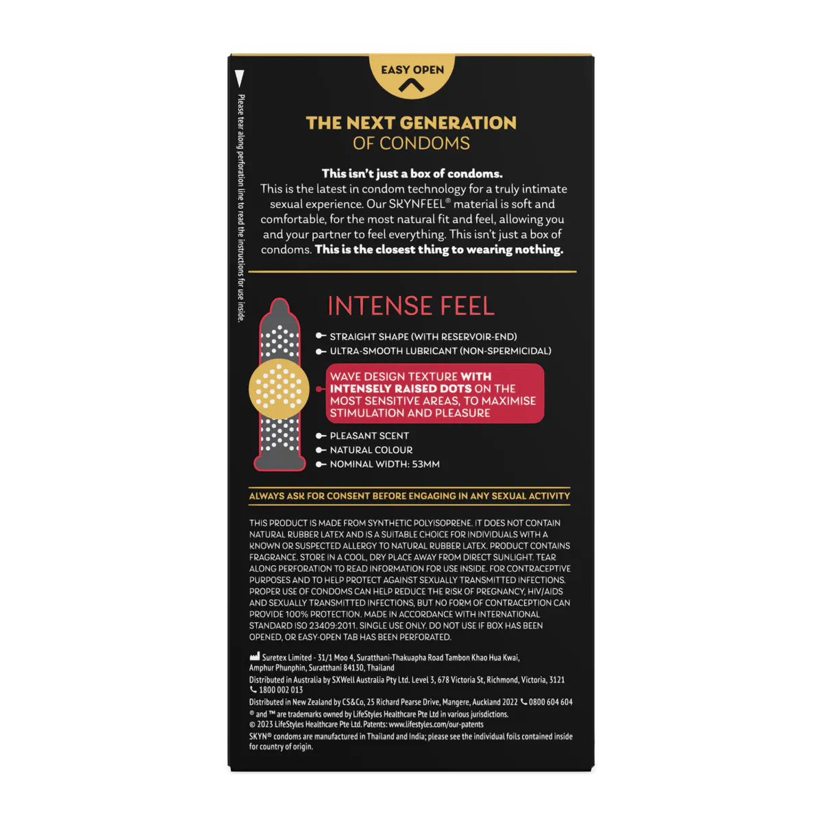 SKYN Intense Feel Condoms - 10 Pack, view 4