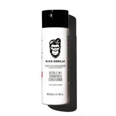 Slick Gorilla Detox 2 in 1 Shampoo and Conditioner 200ml