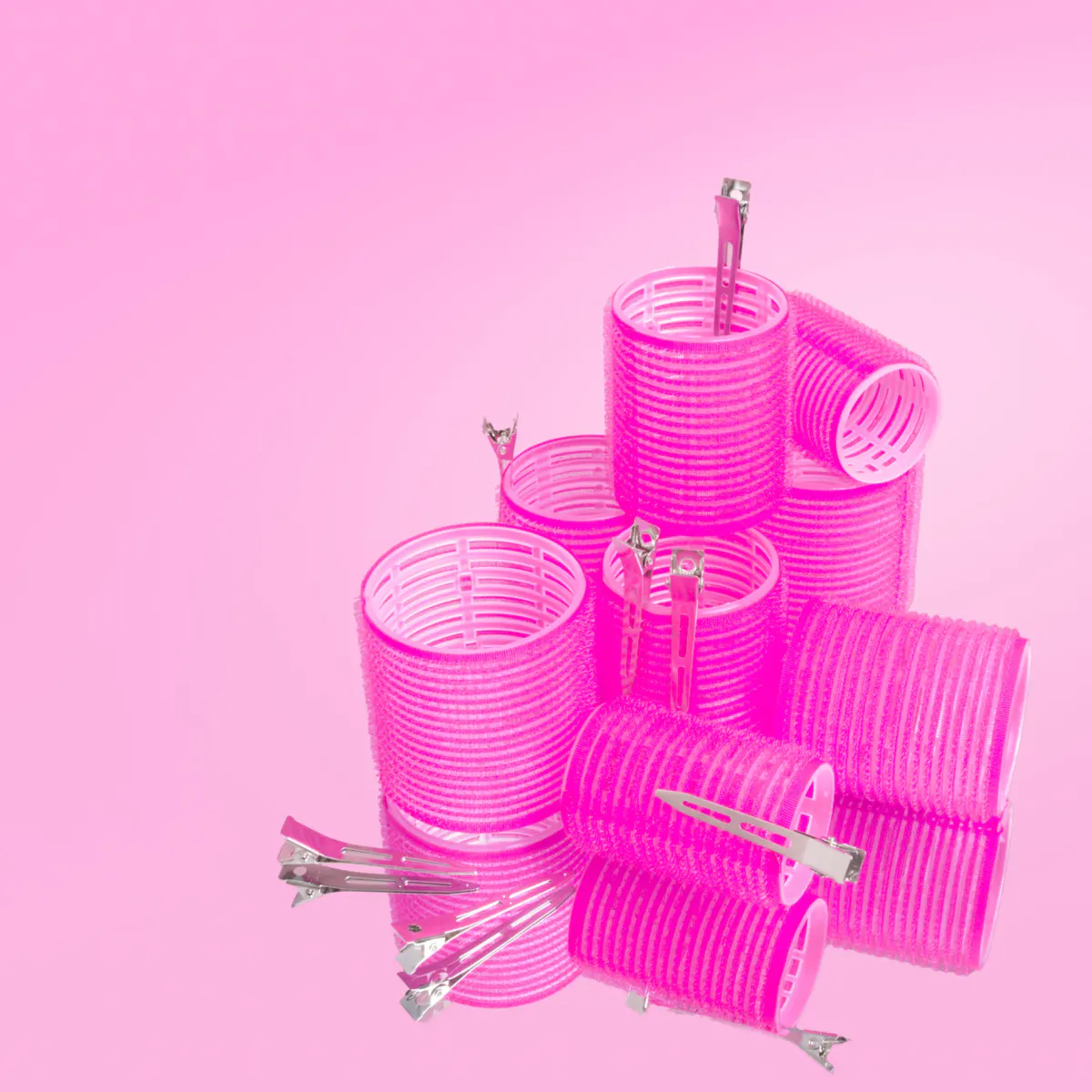 SLICKHAIR Heatless Velcro Hair Rollers (8 Pack), view 3