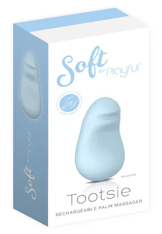 Soft by Playful Tootsie Rechargeable Palm Massager, view 3