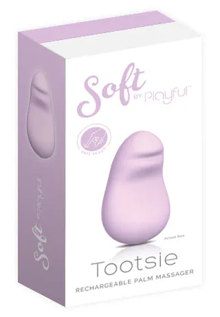 Soft by Playful Tootsie Rechargeable Palm Massager, view 4