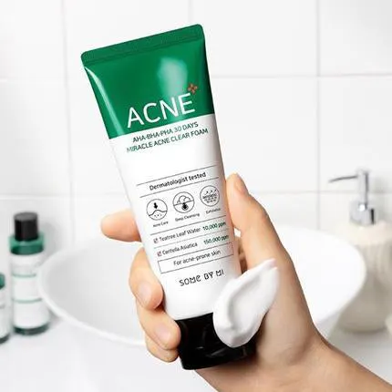 Some By Mi AHA BHA PHA 30 Days Miracle Acne Clear Foam 100ml, view 2
