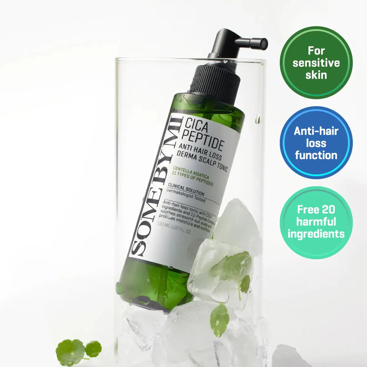 Some By Mi Cica Peptide Anti Hair Loss Derma Scalp Tonic 150ml, view 4