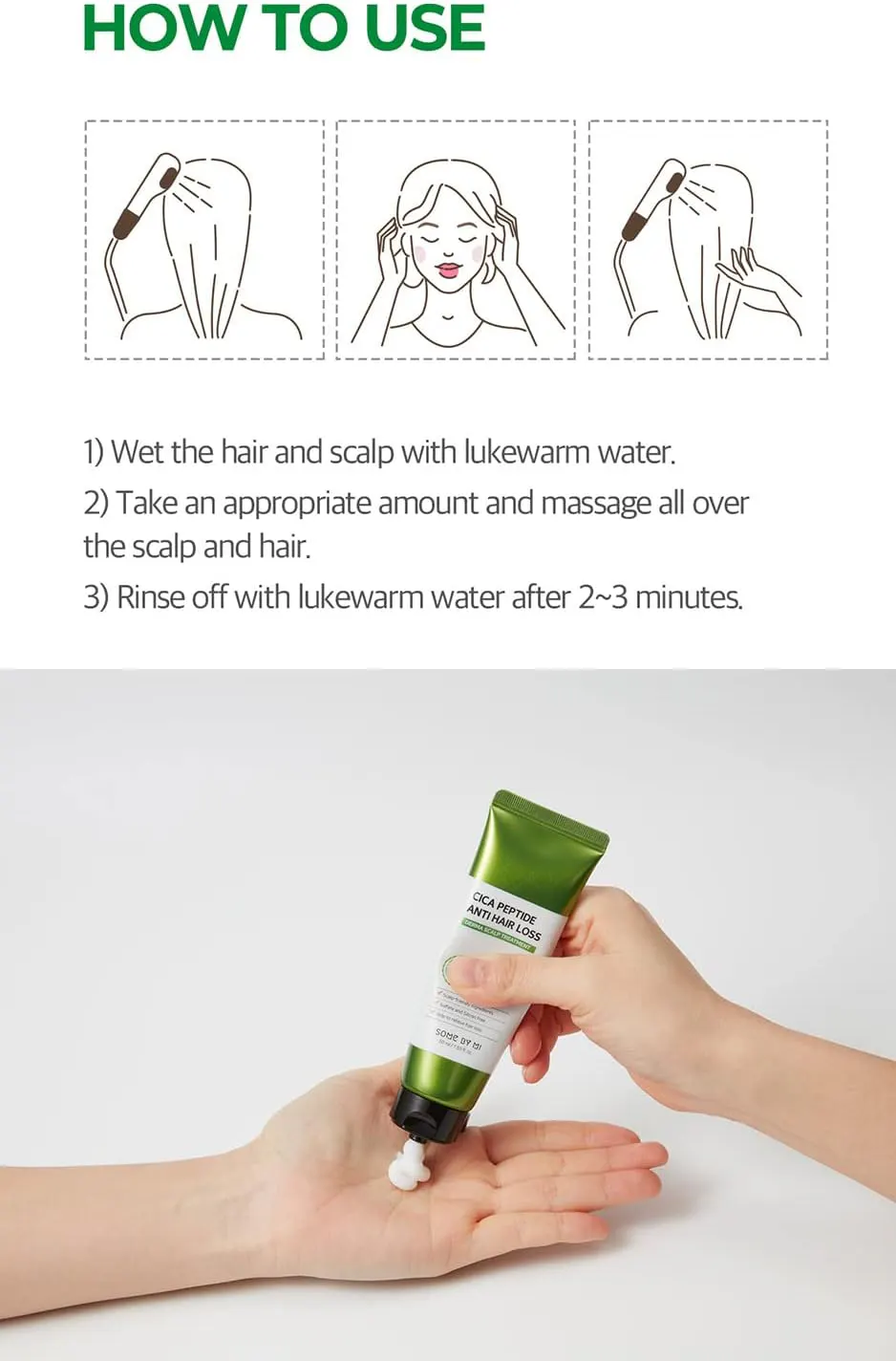 Some By Mi Cica Peptide Anti Hair Loss Derma Scalp Treatment 50ml, view 5
