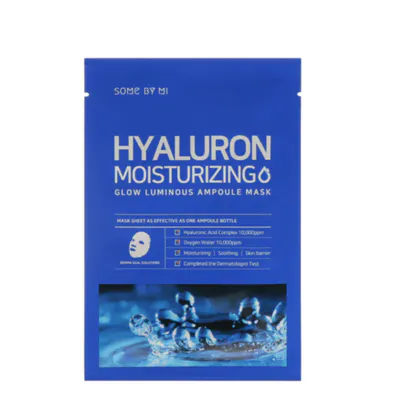 Some By Mi Hyaluron Moisturizing Glow Luminous Ampoule Sheet Mask 25g