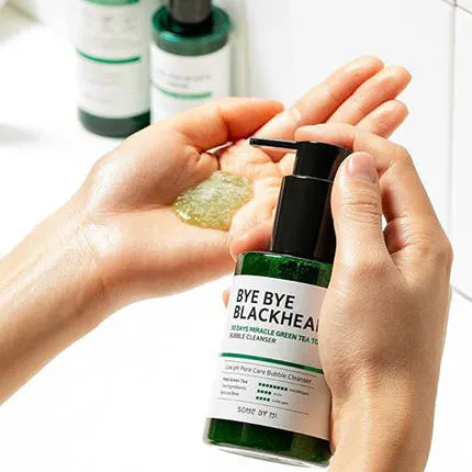 Some By Mi Miracle Bye Bye 30 Days Blackhead Miracle Green Tea Tox Bubble Cleanser 120g, view 2