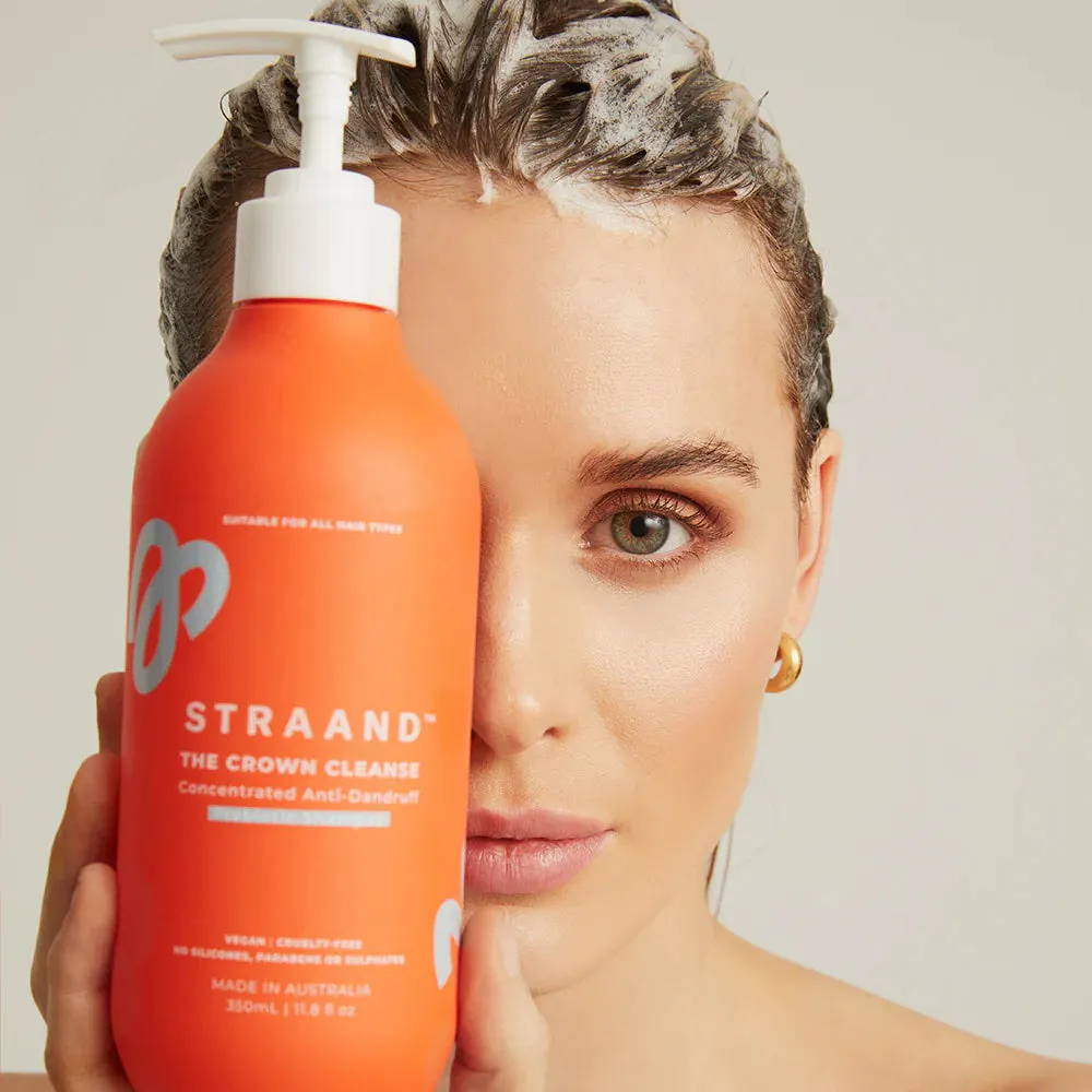 STRAAND Crown Cleanse Shampoo Trio Bundle, view 3