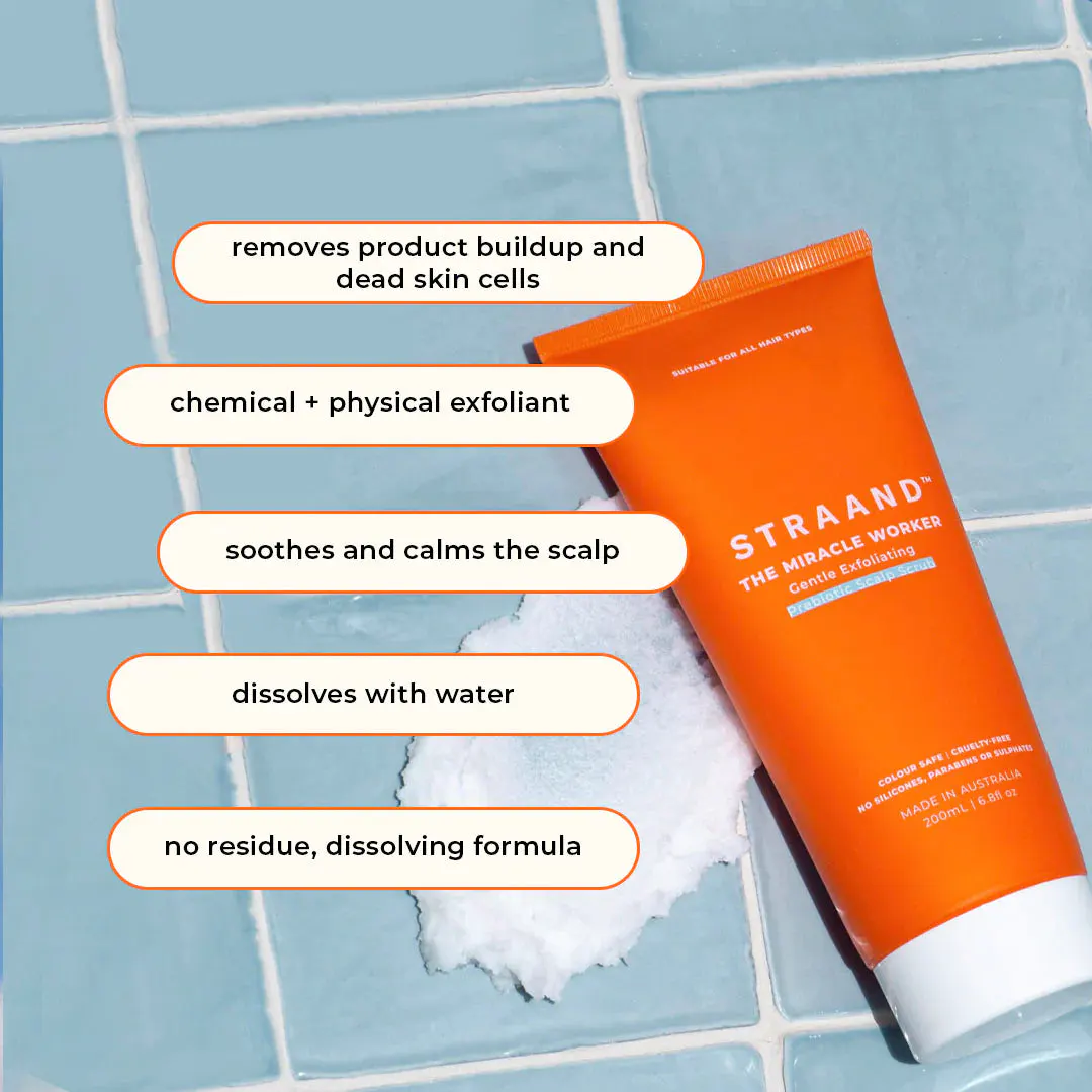 STRAAND Miracle Worker Exfoliating Scalp Scrub 250g, view 2