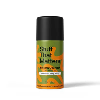 Stuff That Matters Deodorant Body Spray - Smooth Operator 100g