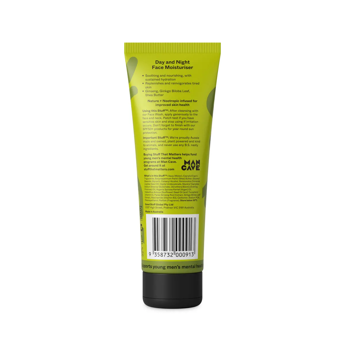 Stuff That Matters Men's Face Moisturiser - Nourishing 100ml, view 3