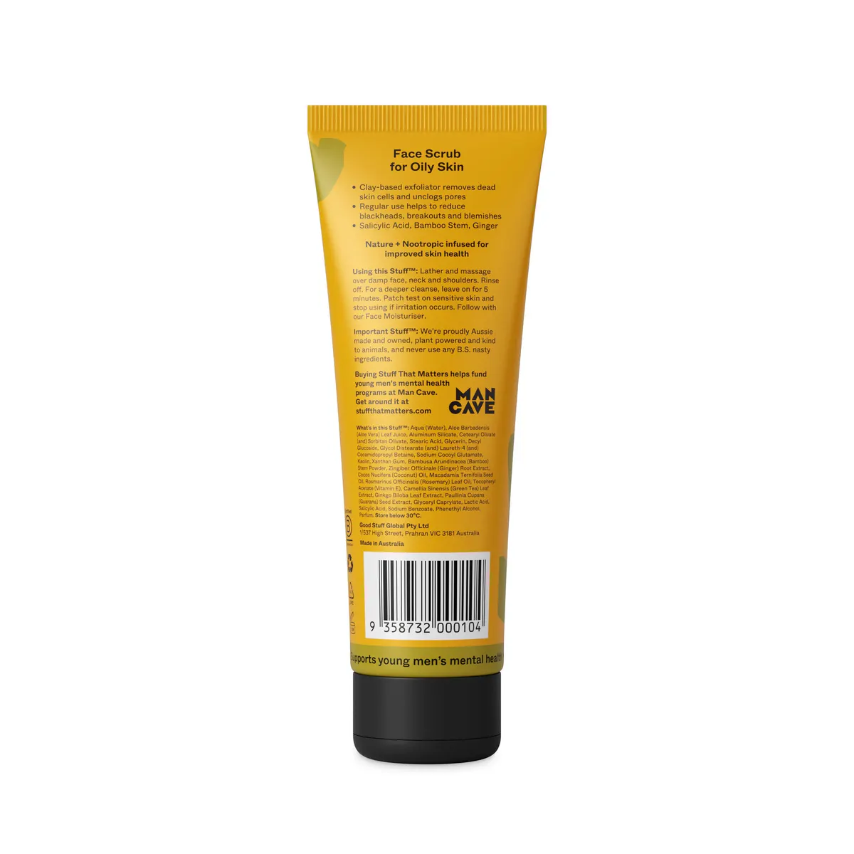 Stuff That Matters Men's Face Scrub - Deep Cleansing 100ml, view 2