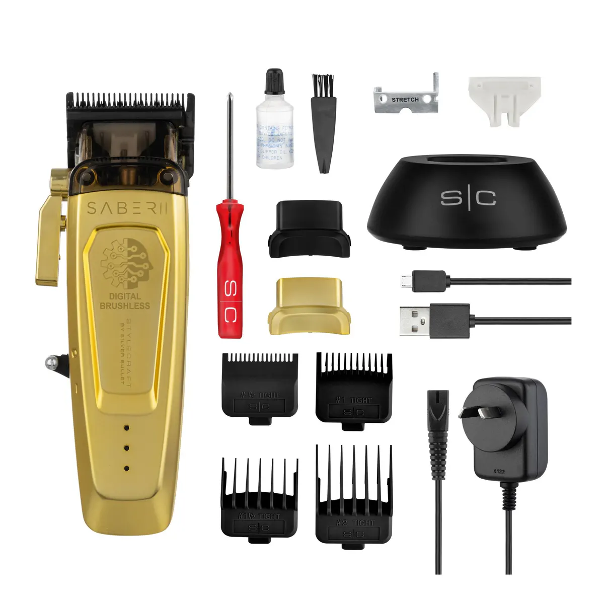 StyleCraft by Silver Bullet Saber 2.0 Clipper - Gold, view 2