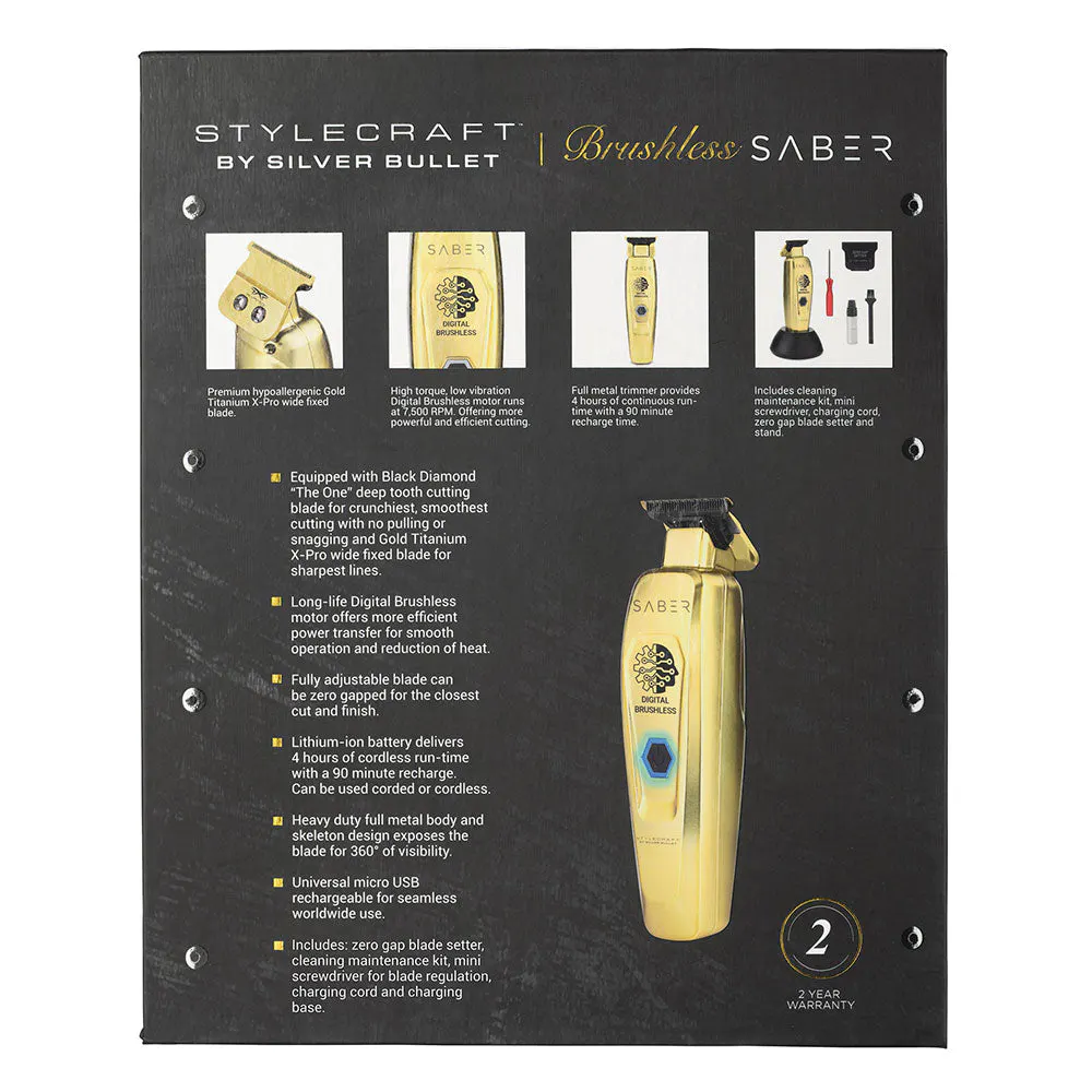 StyleCraft by Silver Bullet Saber Trimmer - Gold, view 5