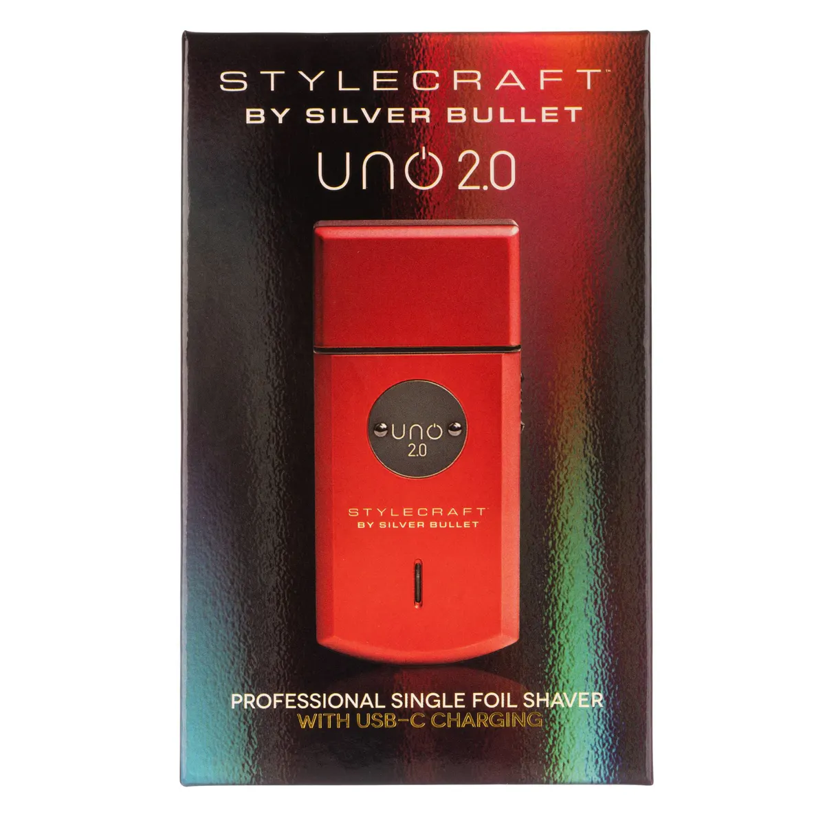 StyleCraft by Silver Bullet Uno 2.0 Single Foil Shaver Red, view 5