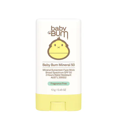 Sun Bum Baby Bum SPF50 Mineral Face Stick 13g