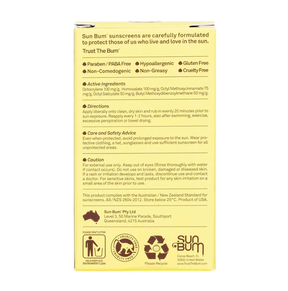 Sun Bum Original Sunscreen Face Stick SPF30 13g, view 5