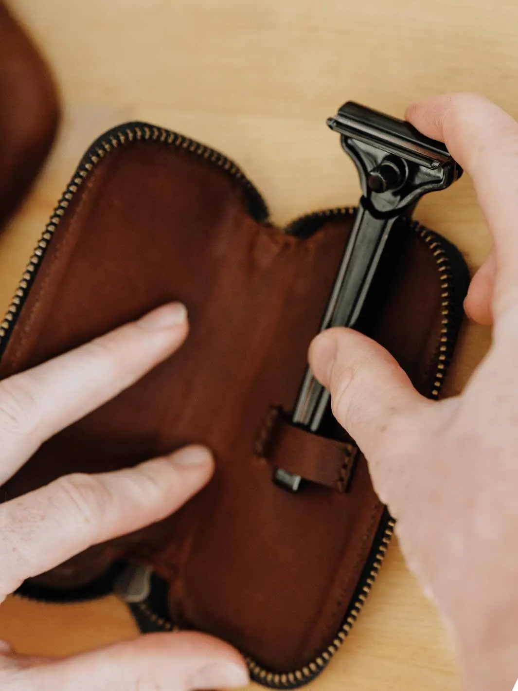 Supply Single Edge Travel Case - Bourbon, view 2