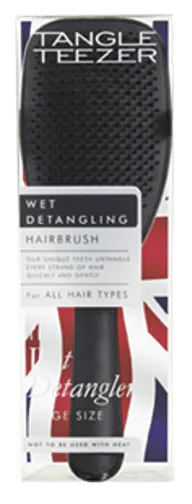 Tangle Teezer Large Wet Detangler - Black Gloss, view 4
