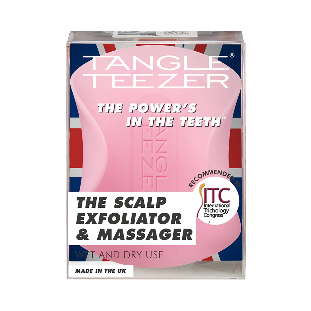 Tangle Teezer Scalp Exfoliator & Massager Pretty Pink, view 4