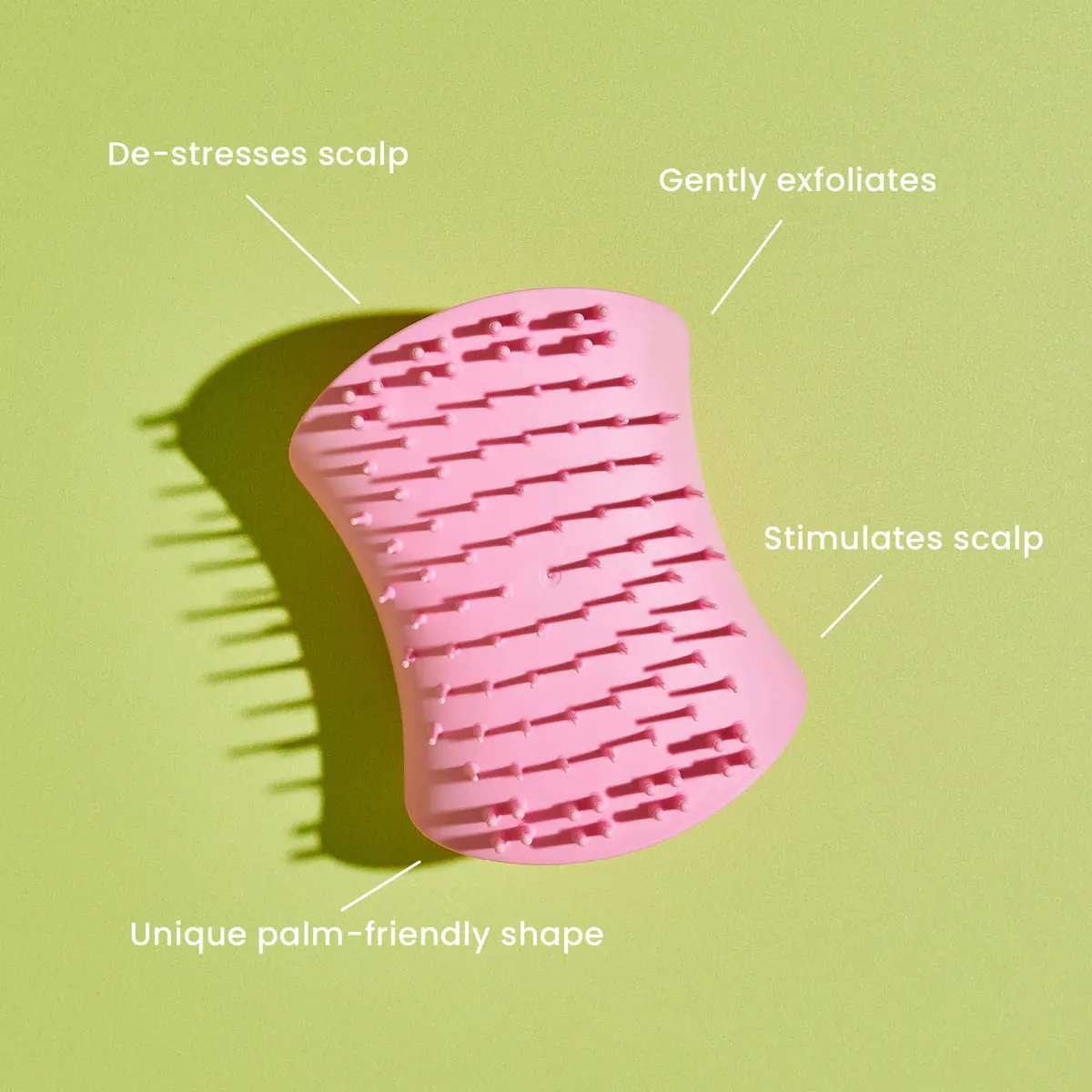 Tangle Teezer Scalp Exfoliator & Massager Pretty Pink, view 6