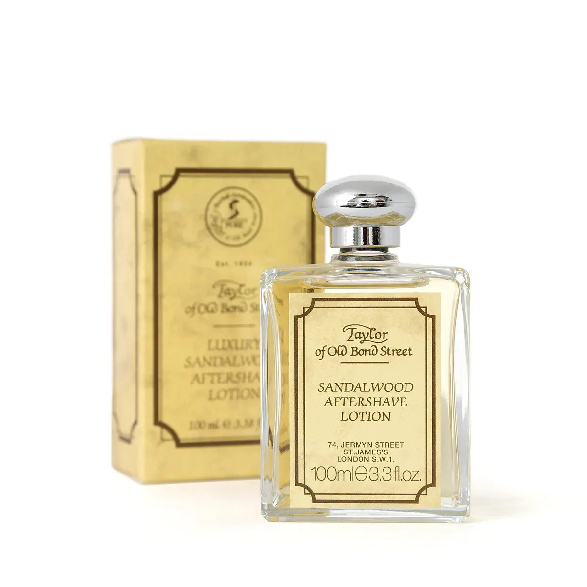 Taylor of Old Bond Street Sandalwood Aftershave Lotion 100ml, view 2