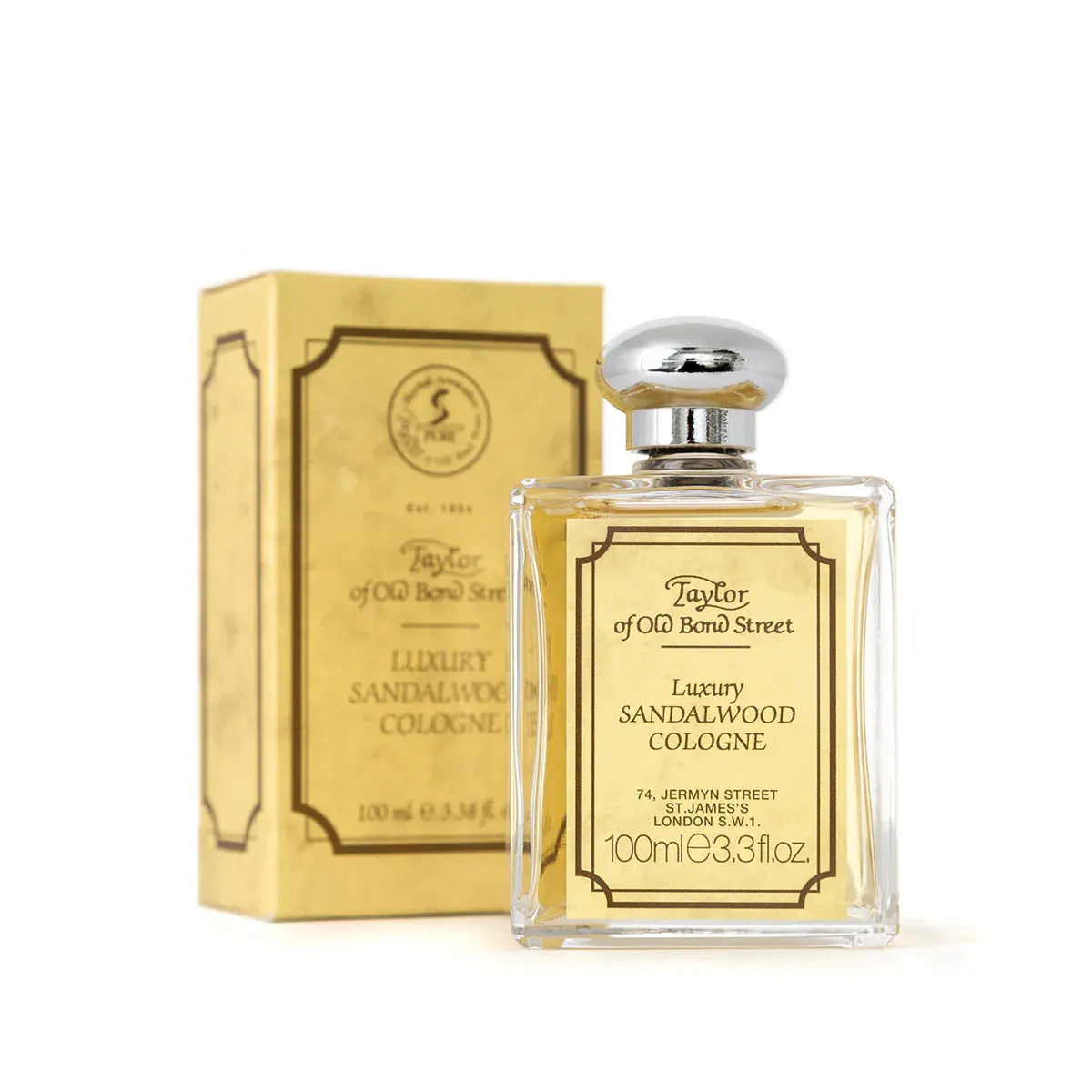 Taylor of Old Bond Street Sandalwood Cologne 100ml, view 2