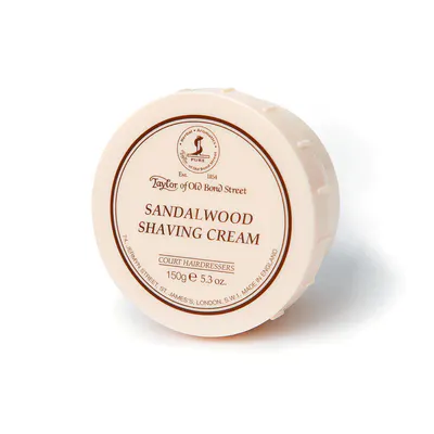 Taylor of Old Bond Street Sandalwood Shaving Cream Bowl 150g
