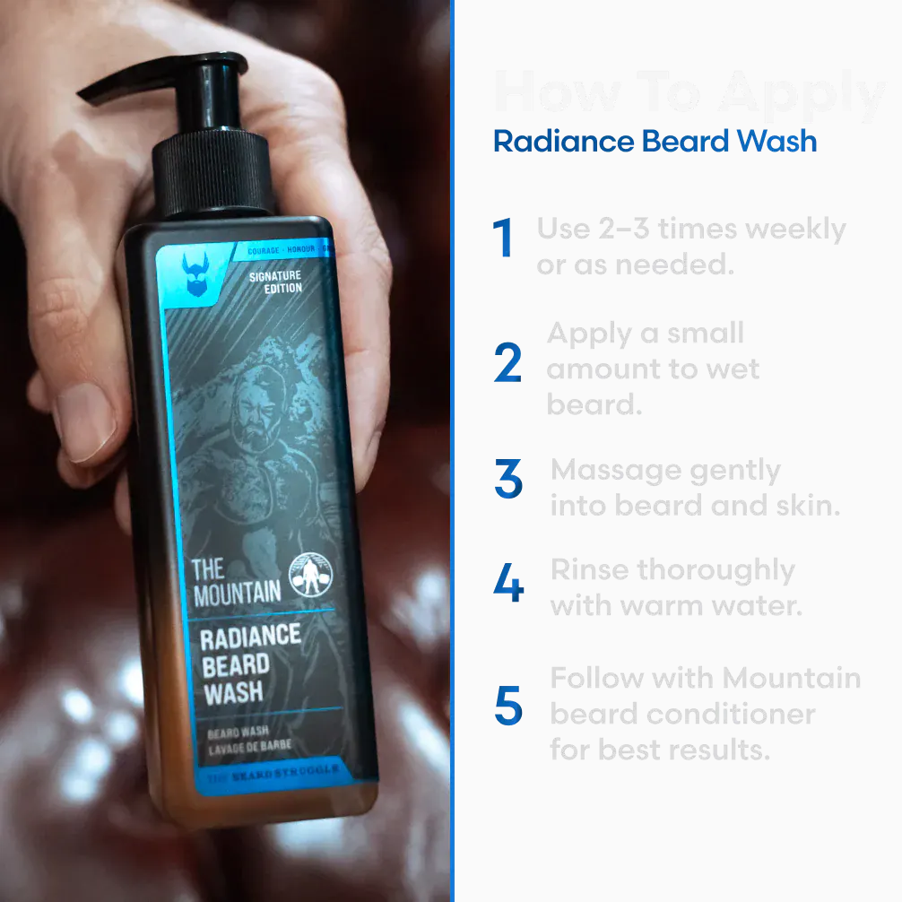 The Beard Struggle Mountain Beard Wash 240ml, view 2