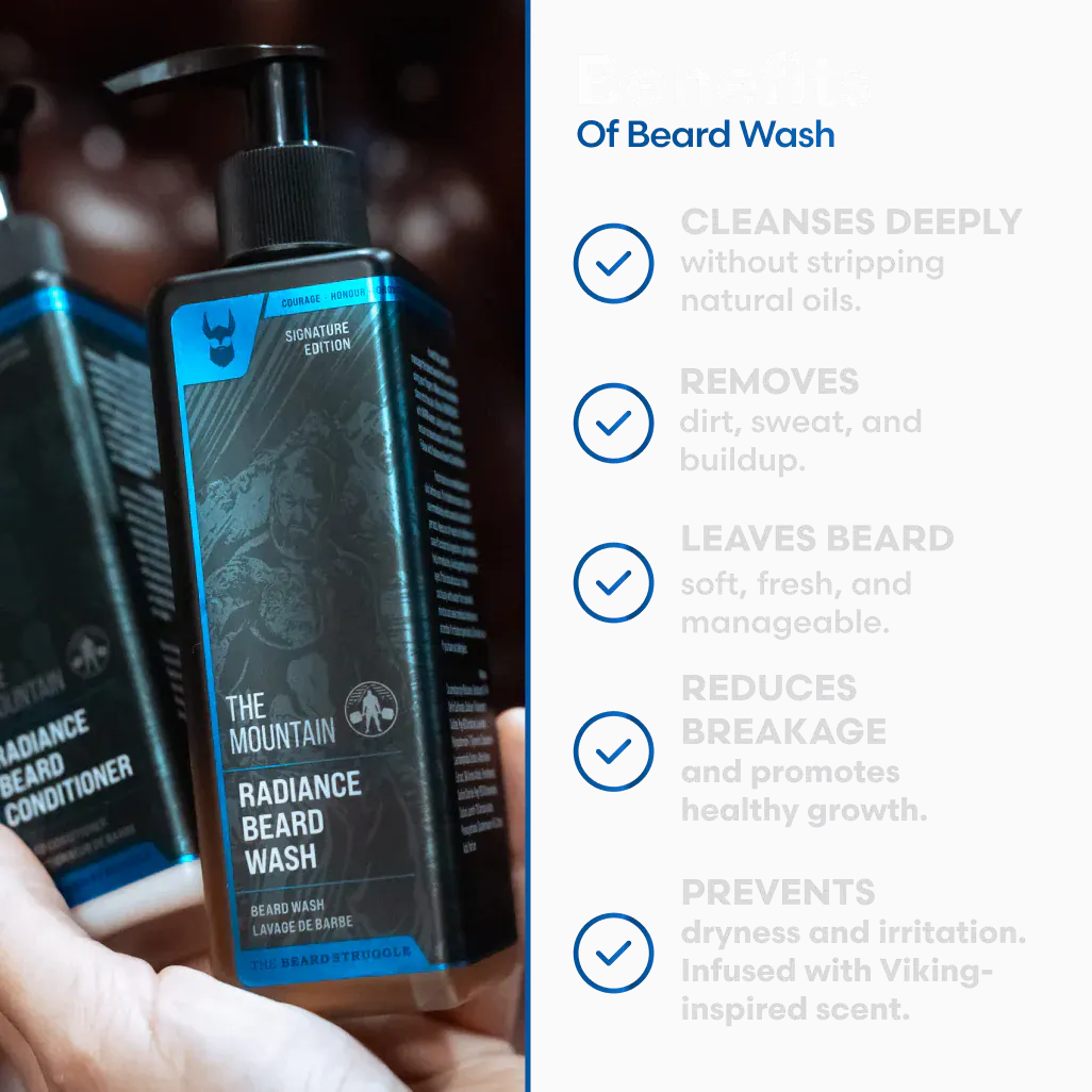 The Beard Struggle Mountain Beard Wash 240ml, view 3