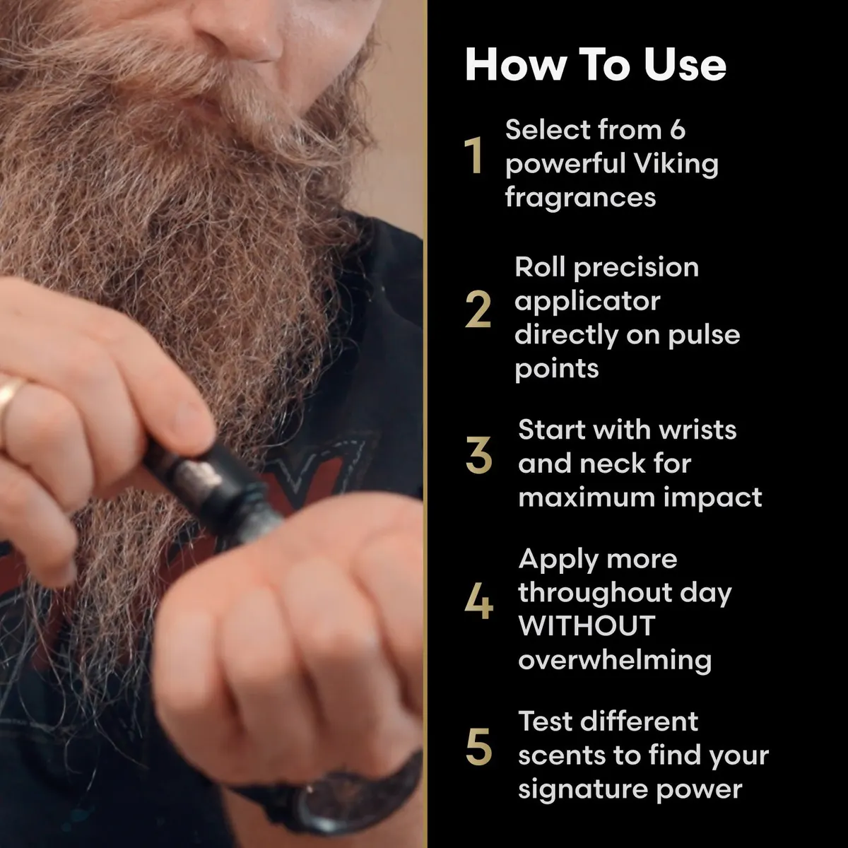 The Beard Struggle Cologne Oil Sampler Kit, view 3