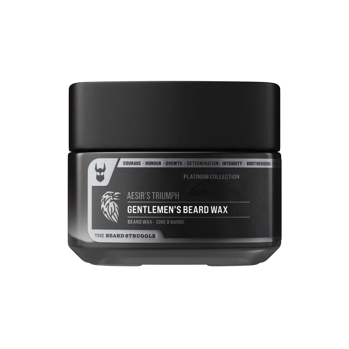 The Beard Struggle Gentlemen's Beard & Moustache Wax Platinum Collection 50g
