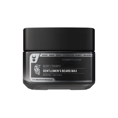 The Beard Struggle Gentlemen's Beard & Moustache Wax Platinum Collection 50g