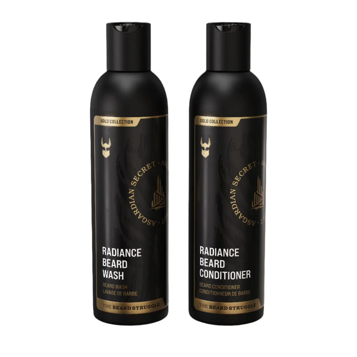 The Beard Struggle Radiance Beard Bundle Gold Collection, view 2