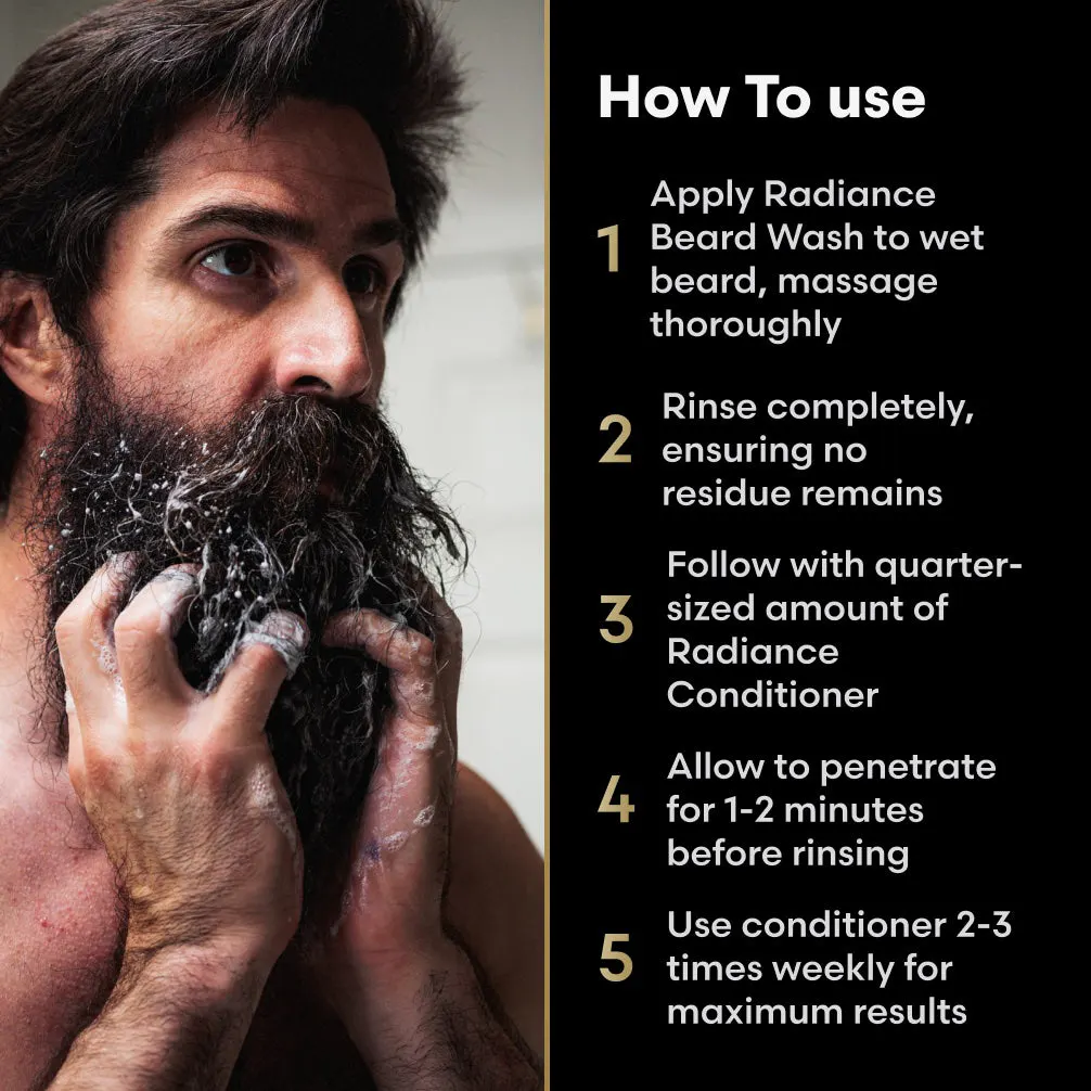 The Beard Struggle Radiance Beard Bundle Gold Collection, view 4
