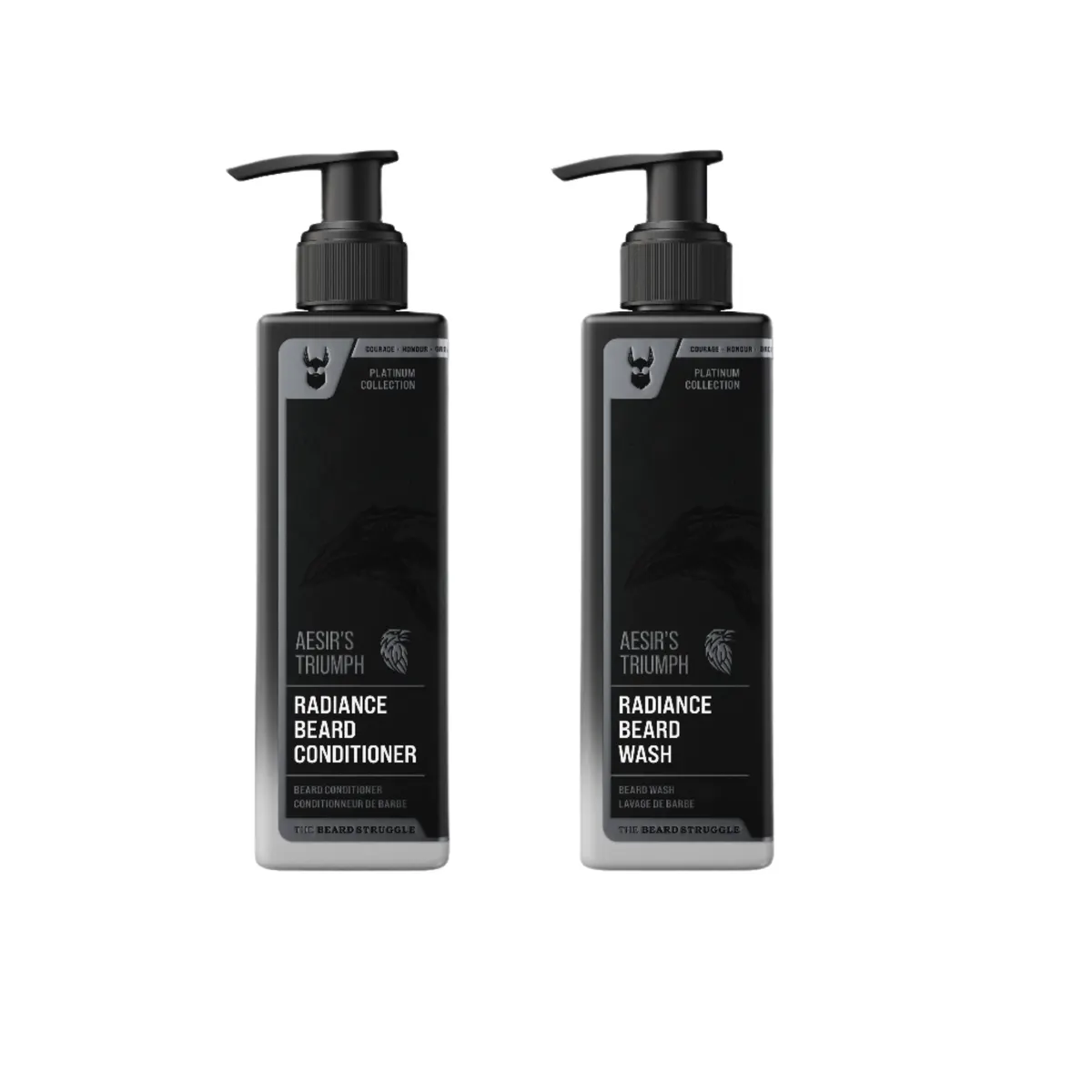 The Beard Struggle Radiance Beard Bundle Platinum Collection