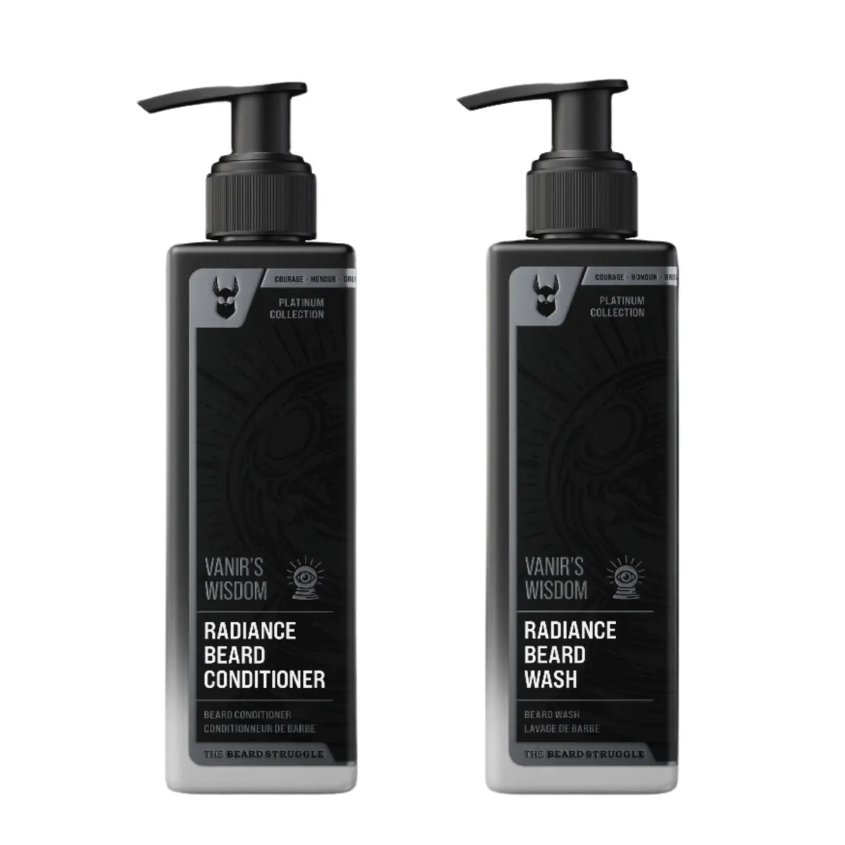 The Beard Struggle Radiance Beard Bundle Platinum Collection, view 2