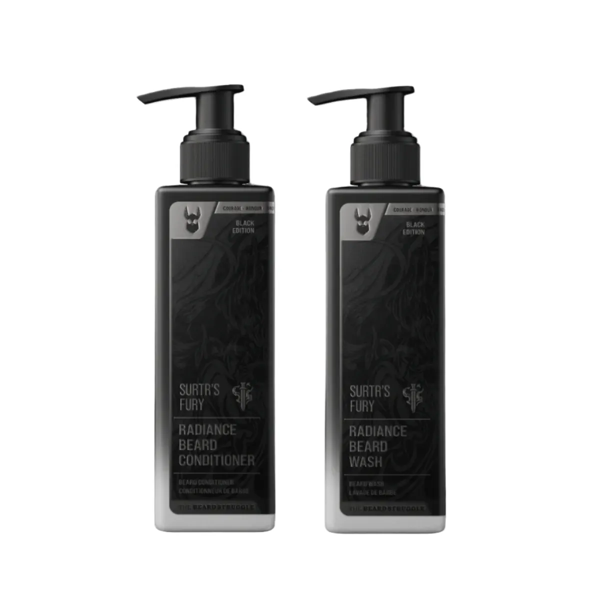 The Beard Struggle Radiance Beard Bundle Platinum Collection, view 3