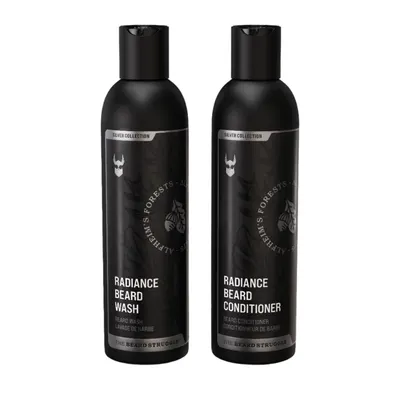 The Beard Struggle Radiance Beard Bundle Silver Collection