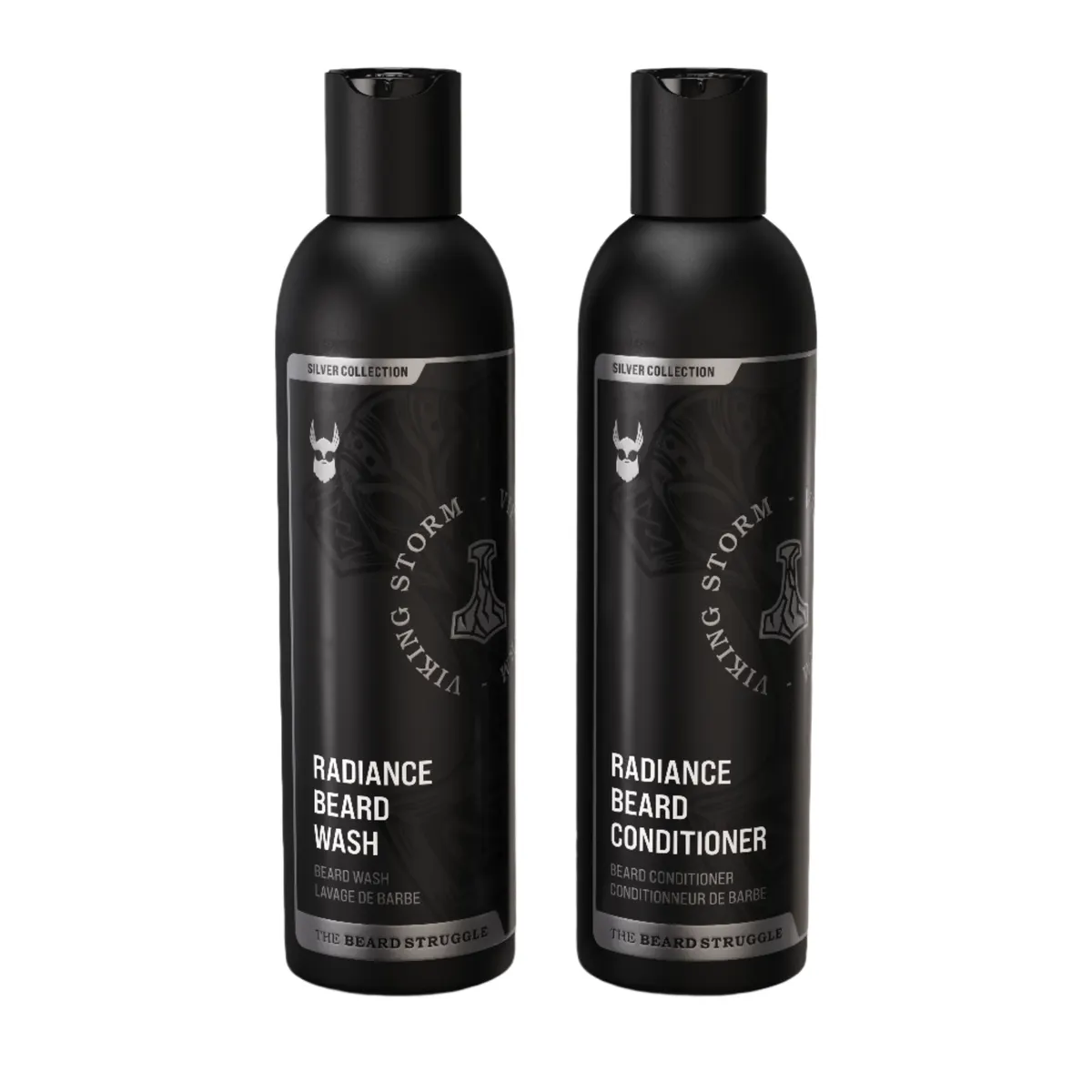 The Beard Struggle Radiance Beard Bundle Silver Collection, view 2