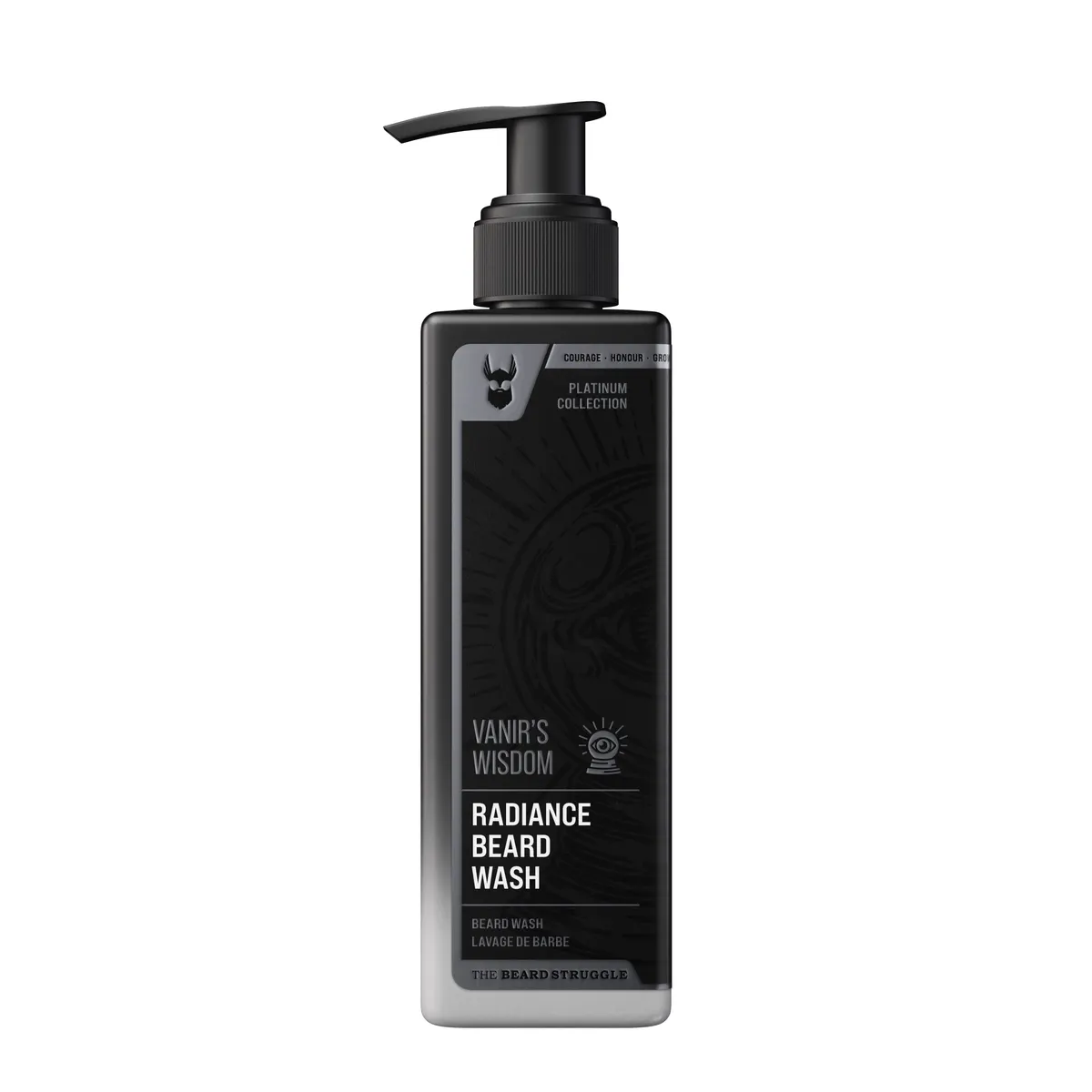 The Beard Struggle Radiance Beard Wash Platinum Collection 240ml, view 2