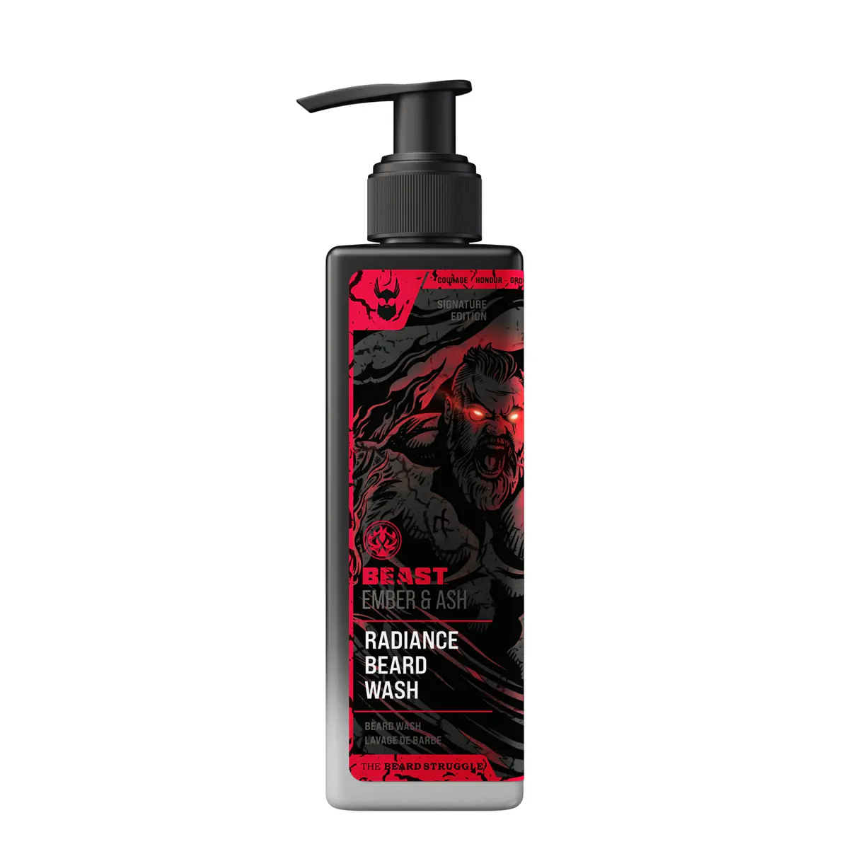 The Beard Struggle The Beast Ember & Ash Beard Wash 240ml