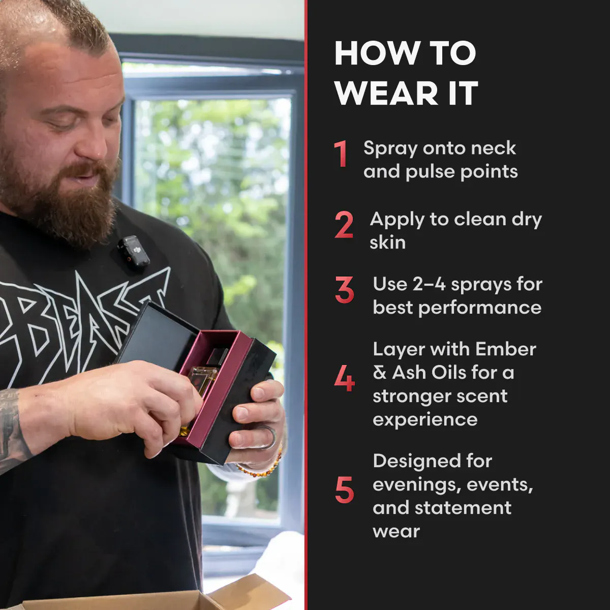 The Beard Struggle The Beast Ember & Ash Elixir Spray 130ml, view 5